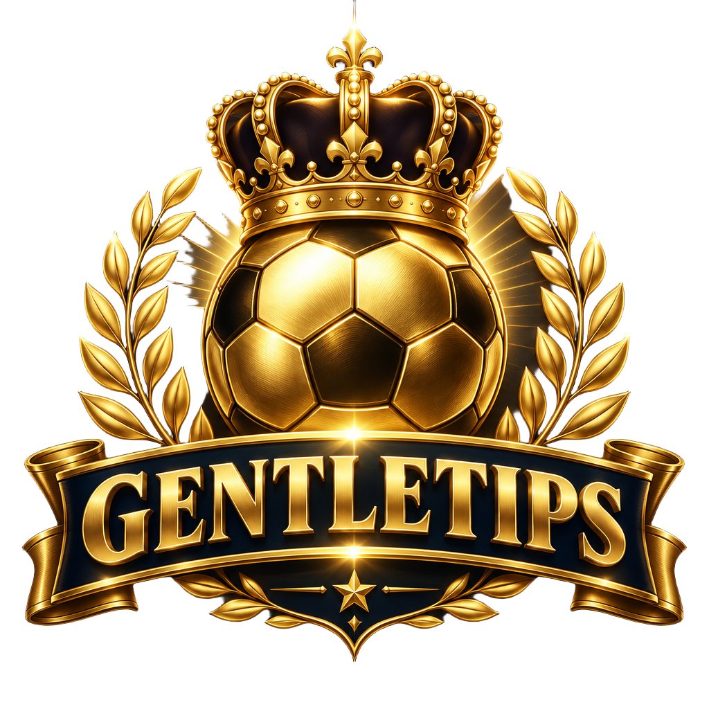 GENTLETIPS golden crown and football crest